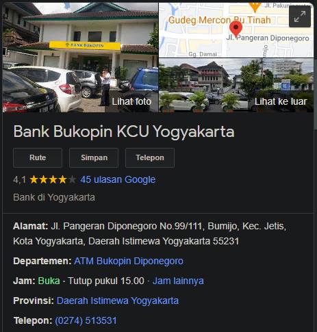 Bank Bukopin Yogyakarta