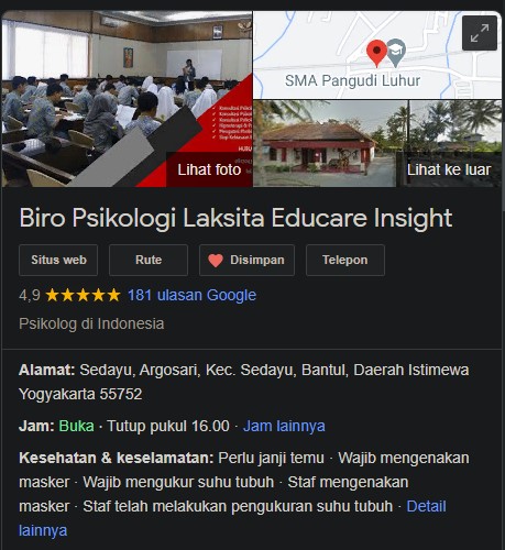 review psikolog jogja