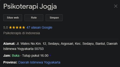 psikoterapi jogja