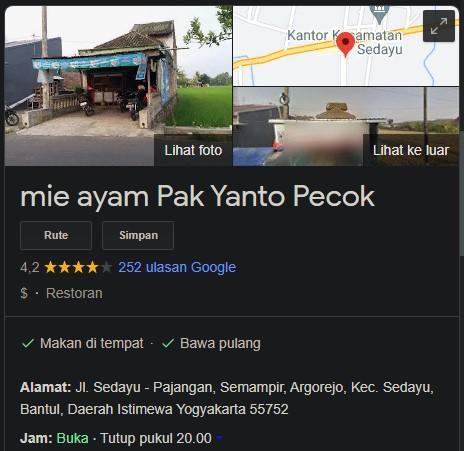 mie ayam murah jogja