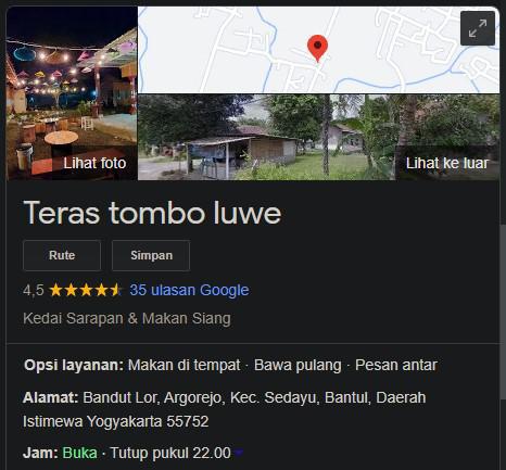teras tombo luwe